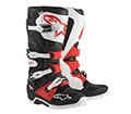 ALPINESTAR TECH 7 MX BOOT - BLACK/WHITE/RED